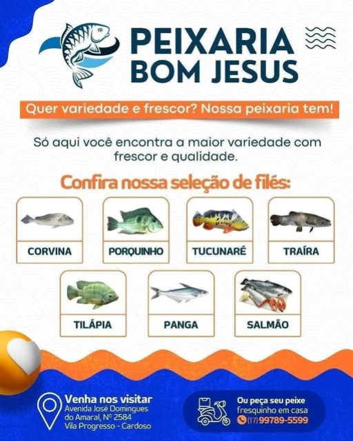 Peixaria Bom Jesus Cardoso SP
