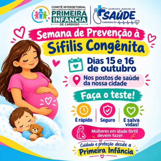 Semana de Prevenção à Sífilis Congênita